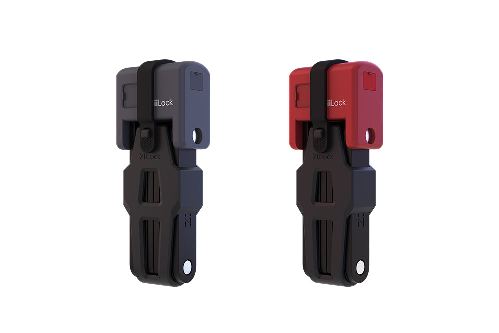 <transcy>ZiiLock | Smart Folding Bike Lock Fingerabdruck &amp; Smartphone Unlock Sleeve</transcy>